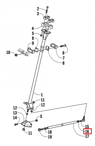 ,   HEX 3/8-24 LH 0123917