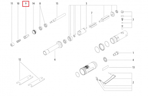 Держатель цанги Metabo DG 700 L Держатель цанги Metabo DG 700 L