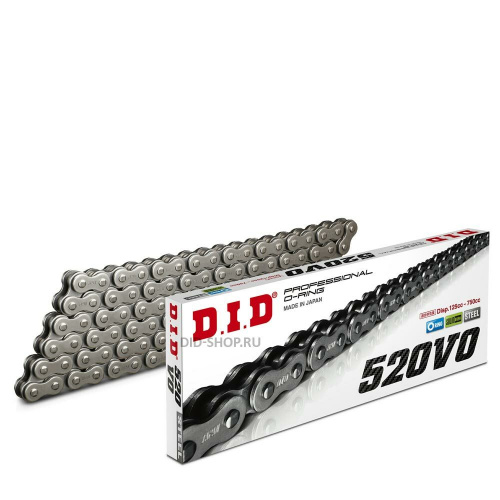 Цепь DID 520VO 114 звеньев 520VO Цепь DID 520VO 114 звеньев 520VO