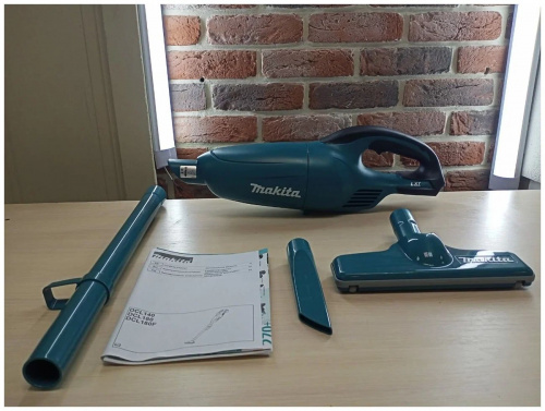 Пылесос аккумуляторный Makita DCL180Z 18В , 1300л/м , без АКБ и ЗУ фото 6