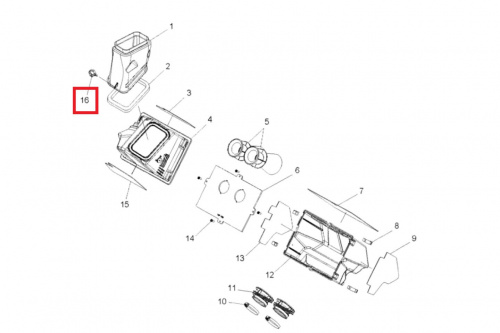 Клипса Polaris с хомутом 4020139