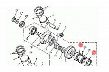 ��������� ��������� Yamaha Viking 540 1988-2019 933062061700