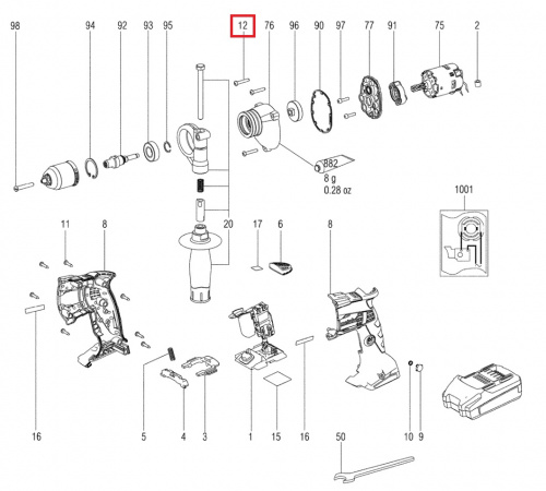 ���� � �����-��������������� ��� ��������� METABO HS 45