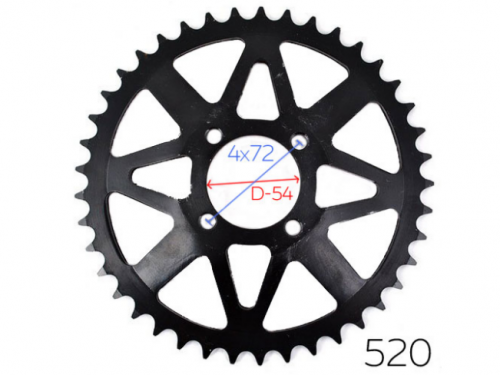 ������ ������ KAYO T2 (520-47) (�� 2014) MTL d-54mm, 4 ����� �����. L-72mm