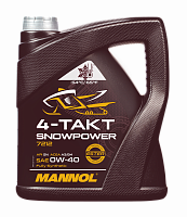 Mannol 0W-40 4т Snowpower синтетическое 4л