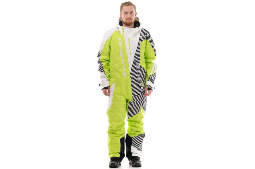 Зимний комбинезон SKI premium MAN GREEN&WHITE