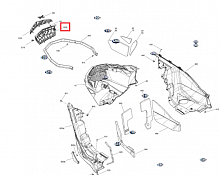 Вентиляционная Сетка Ski Doo Gen4 502007978