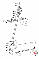 �����, ������ ����� HEX 3/8-24 LH 0123917