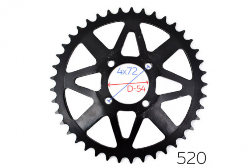 ������ ������ KAYO T2 (520-38) (�� 2014) MTL d-54mm, 4 ����� �����. L-72mm  