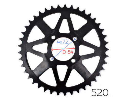 ������ ������ KAYO T2 (520-49) (�� 2014) MTL d-54mm, 4 ����� �����. L-72mm