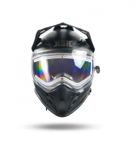 Шлем, RSX, Iceman (H-331) Winter, черный матовый, 2XL фото 2