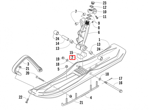������ � ���� (� ������ �����������) 10 �� Arctic Cat 2603-746 