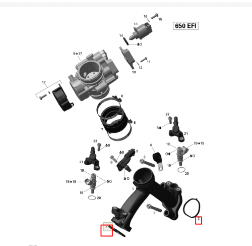 Прокладка впускного коллектора BRP AT-MZ1177 Прокладка впускного коллектора BRP AT-MZ1177