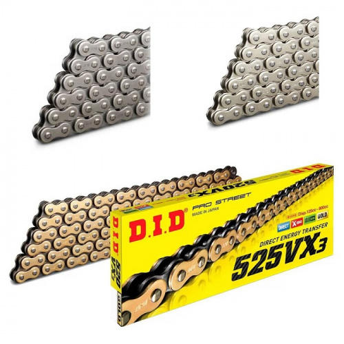 Цепь DID 525VX3 GB 120 звеньев 525VX3GB Цепь DID 525VX3 GB 120 звеньев 525VX3GB