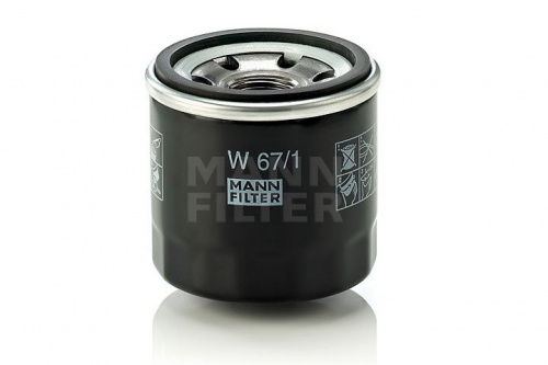 Фильтр масляный MANN W67/2 Фильтр масляный MANN W67/2
