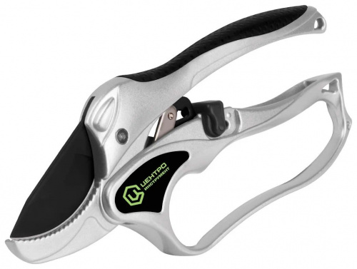 Секатор Центроинструмент титановый контактный с храповым механизмом 200мм 0233 Секатор Центроинструмент титановый контактный с храповым механизмом 200мм 0233