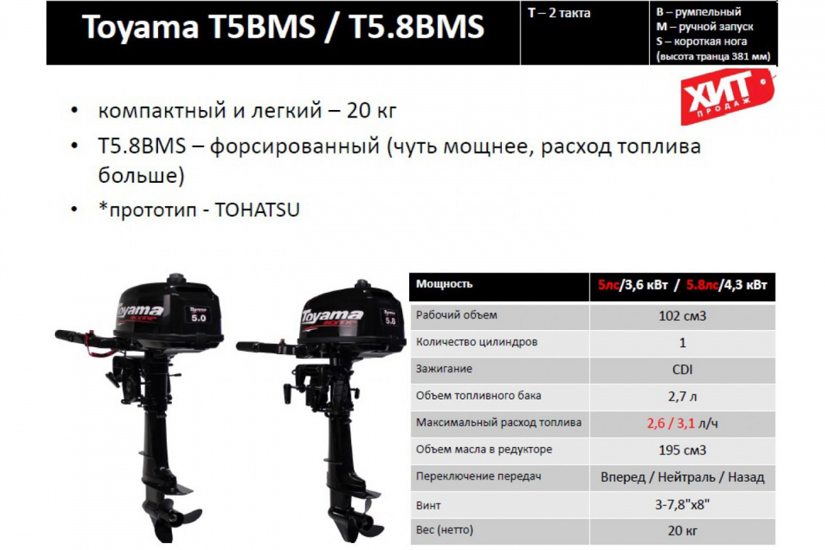 Купить лодочный мотор тояма 9.9. Мотор Лодочный Toyama t5bms. Лодочный мотор Toyama t 5 ABMS. Мотор Лодочный Toyama t5.8 BMS. Toyama подвесной Лодочный мотор t5.8BMS.