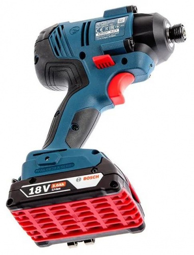 Гайковёрт ударный аккумуляторный BOSCH GDR 180-LI фото 3