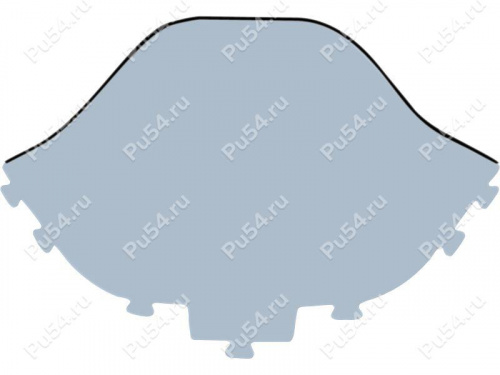 Стекло ветровое для снегохода РЫСЬ 119 (переходная модель) (77см, 2мм, МПК) Стекло ветровое для снегохода РЫСЬ 119 (переходная модель) (77см, 2мм, МПК)