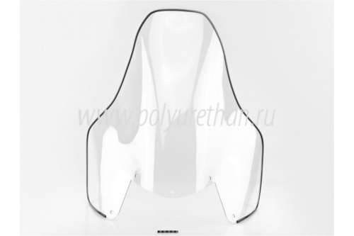 Стекло ветровое для снегохода IRBIS TUNGUS, SHARMAX SN 550 (55см, 2мм, МПК)
