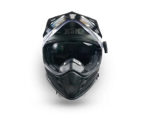 Шлем, RSX, Iceman (H-331) Winter, черный матовый, 2XL фото 4