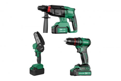    ALTECO STALKER Kit (MC20-10 Li BL+D20 Li+RH20 Li BL)