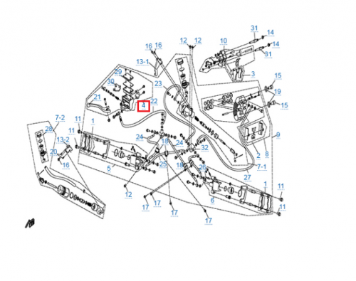 Главный тормозной цилиндр в сборе (на руле) ТБ-9010-080600 фото 3 Главный тормозной цилиндр в сборе (на руле) ТБ-9010-080600 фото 3