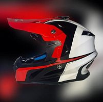 Шлем Vega V-FLO (216) (красно-черно-белый) размер XL