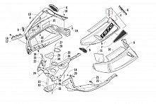 Панель левая верхняя Z1 2718-288