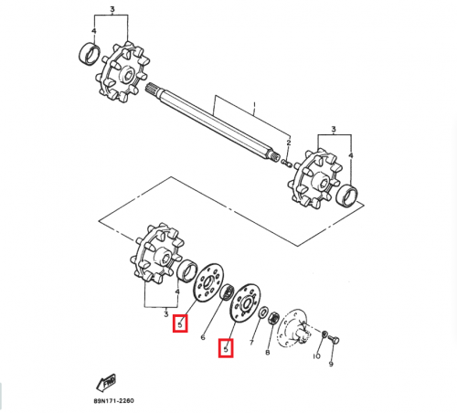 Корпус подшипника приводного вала Yamaha SM-04249 фото 2 Корпус подшипника приводного вала Yamaha SM-04249 фото 2