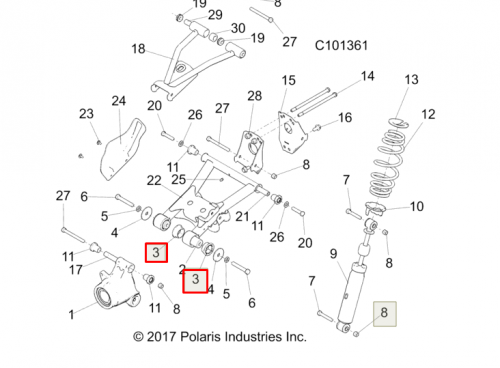 ������ ������ � ����� ������ Polaris Sportsman 5438902 ���� 3