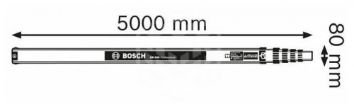 Оптический нивелир Bosch GOL 26 D +штатив BT 160 + рейка GR 500 фото 6