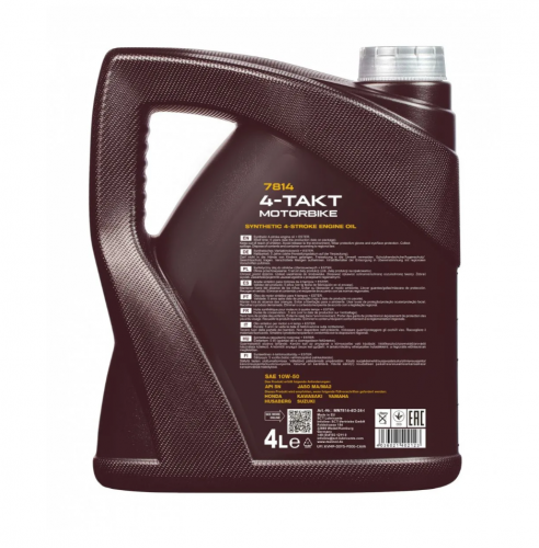 Mannol Motorbike 4л 10w50 фото 2 Mannol Motorbike 4л 10w50 фото 2