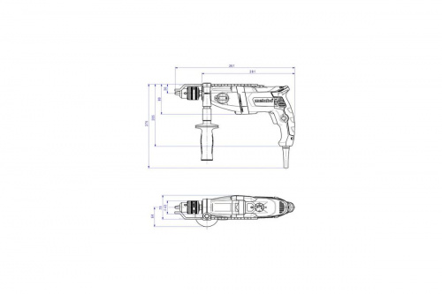 Ударная дрель Metabo SBE 780-2 780вт,2ск, FuturoPlus, картон фото 6