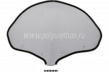 Стекло ветровое для снегохода STELS S 150 КАПИТАН (32см, 3мм, МПК)