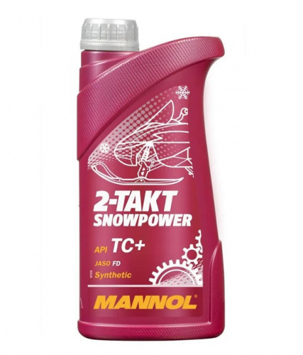 Масло Mannol 2т 1 л Snowpower синтетическое