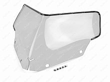 Стекло ветровое для снегохода POLARIS RUSH 2015-, POLARIS SWITCHBACK 2015- (20,5см, 3мм, МПК)