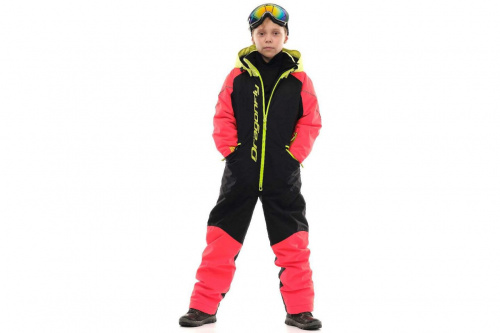 Зимний комбинезон DF Junior Red-Yellow