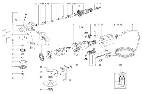 Разделительное кольцо для болгарки (УШМ) METABO WEVF 10-125 Quick Разделительное кольцо для болгарки (УШМ) METABO WEVF 10-125 Quick
