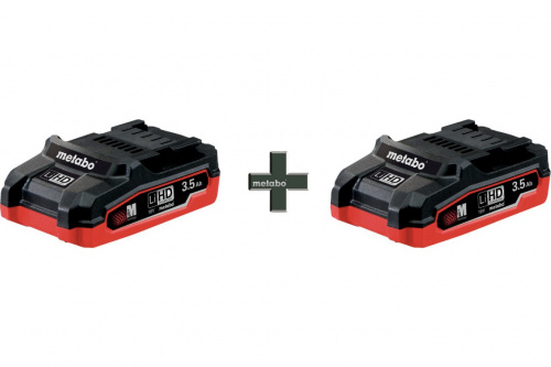 Аккумулятор Metabo LiHD 18 В, 3.5 А*ч х 2 шт.T0346