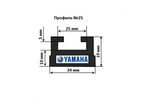 Склиз Yamaha (графитовый)